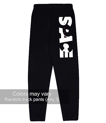 Boy's Cotton Track Pants Random Prints  (Pack of 3)