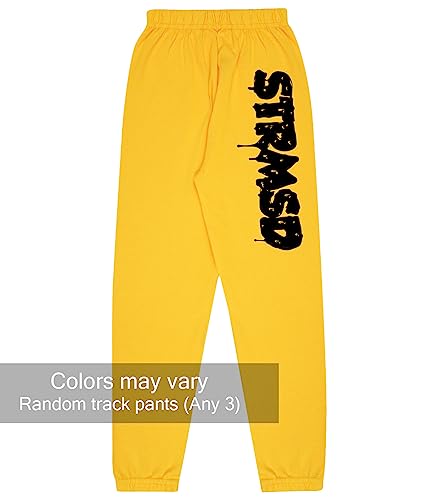 Boy's Cotton Track Pants Random Prints  (Pack of 3)