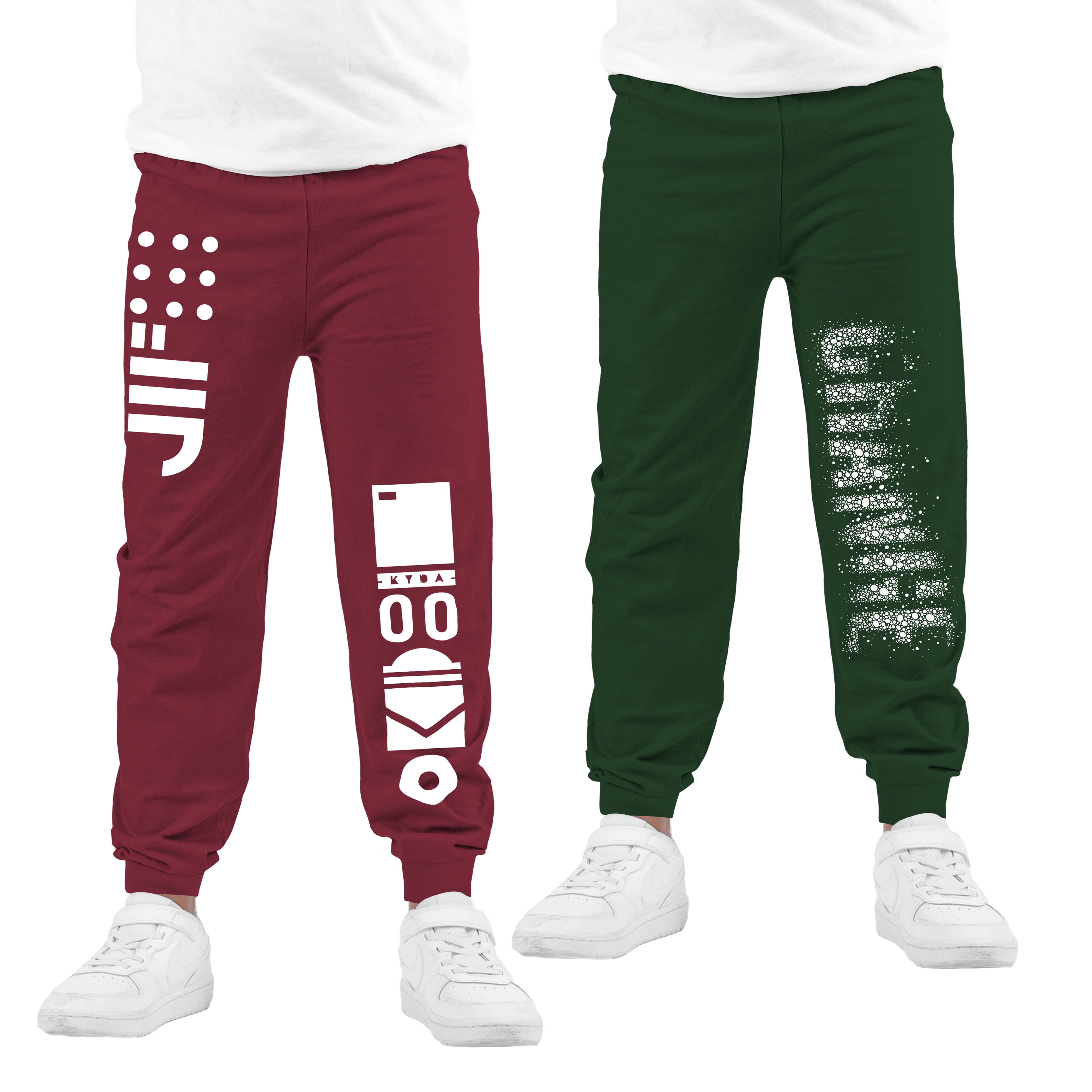 Boys Cotton Printed Track Pants - Multicolor (Pack of 2)