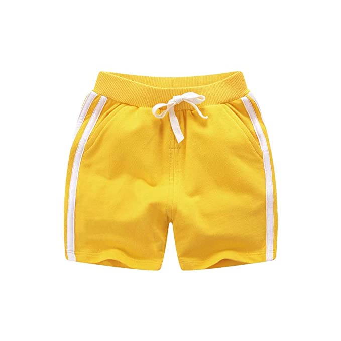 Kids Unisex Cotton Solid Shorts V1 Multicolor (Pack of 3)