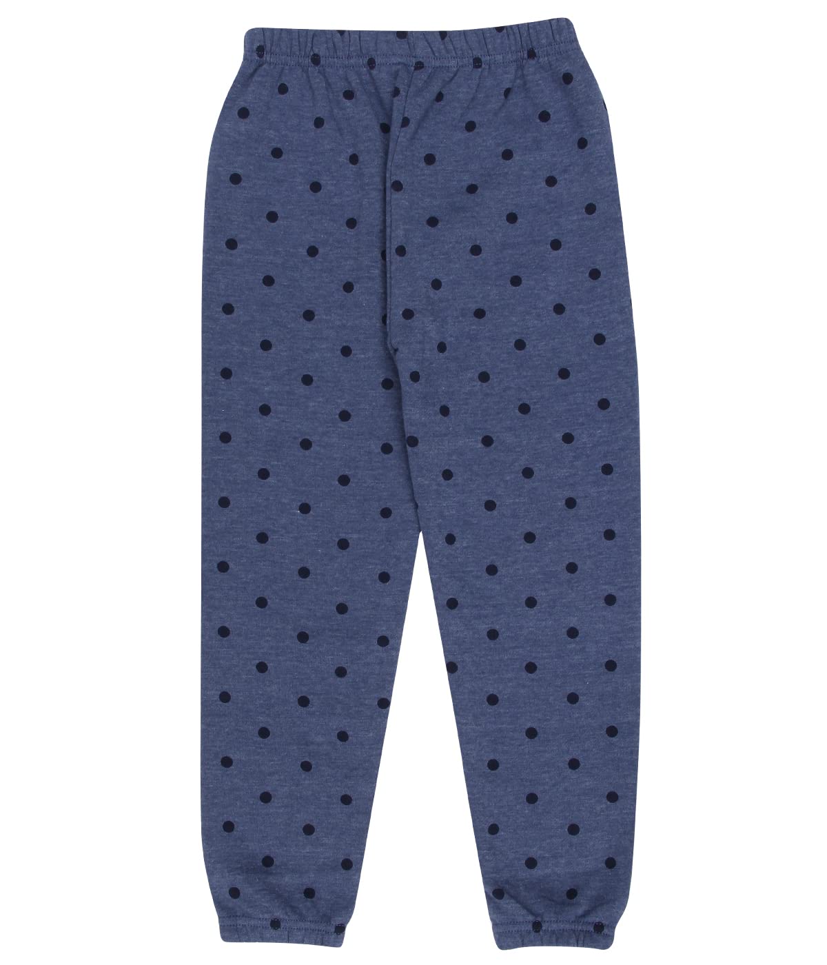 Polka Cotton Printed Blue/Grey Pant for Girls (Pack of 2)