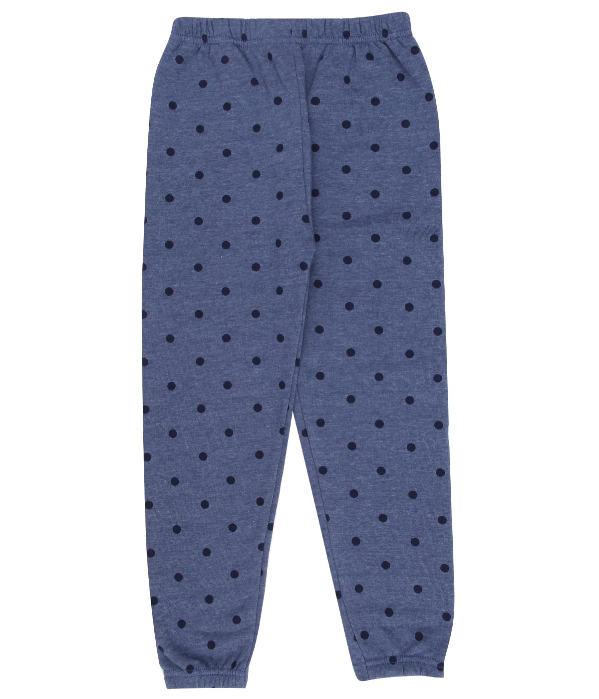 Polka Cotton Printed Blue/Grey Pant for Girls (Pack of 2)