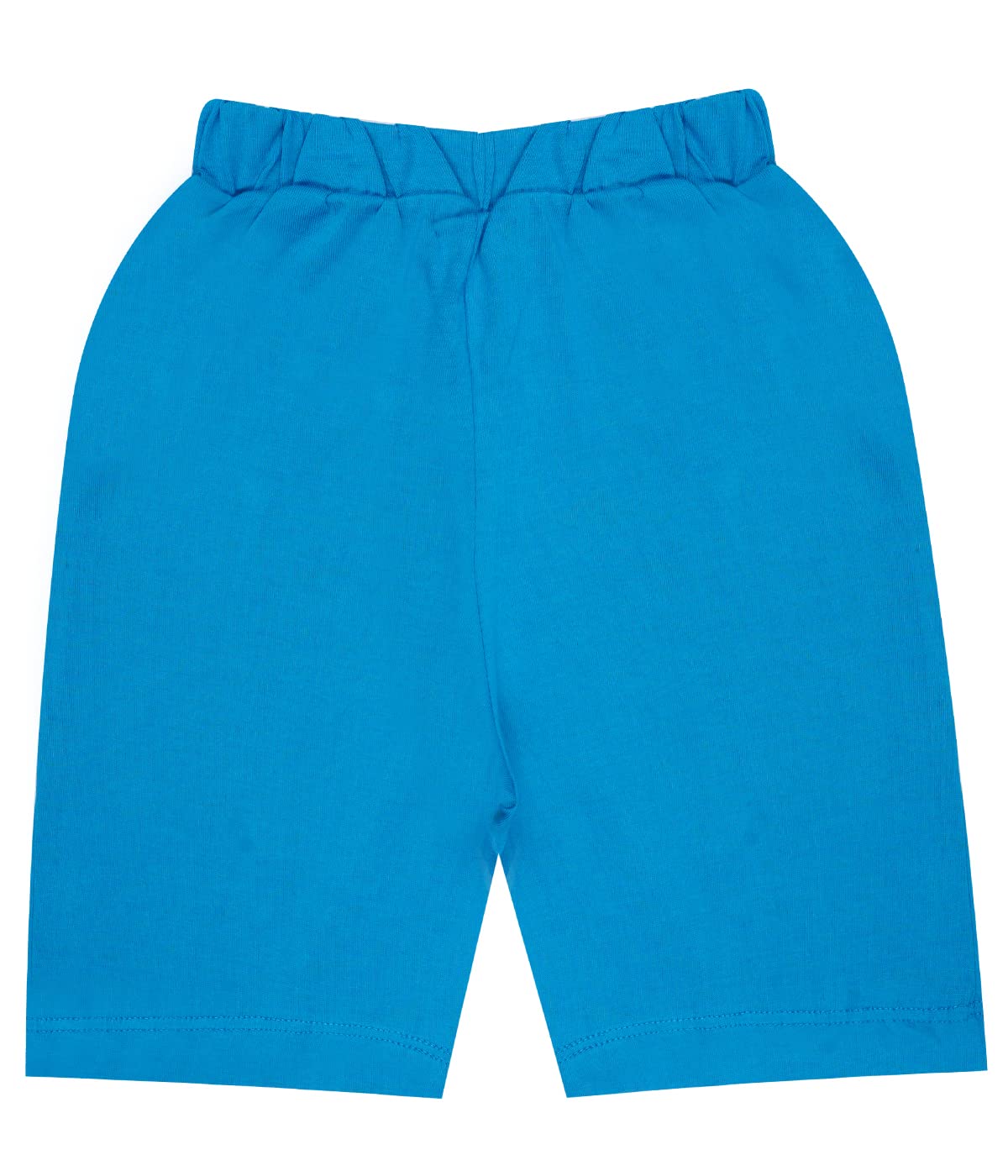 Girls Summer Blue-Pink-Orange Regular Fit Bow Solid Shorts (Pack of 3)