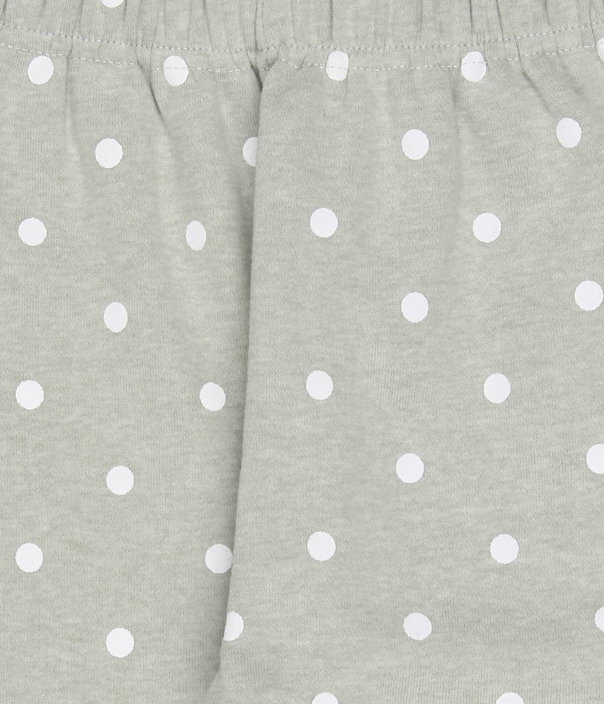 Polka Cotton Printed Blue/Grey Pant for Girls (Pack of 2)