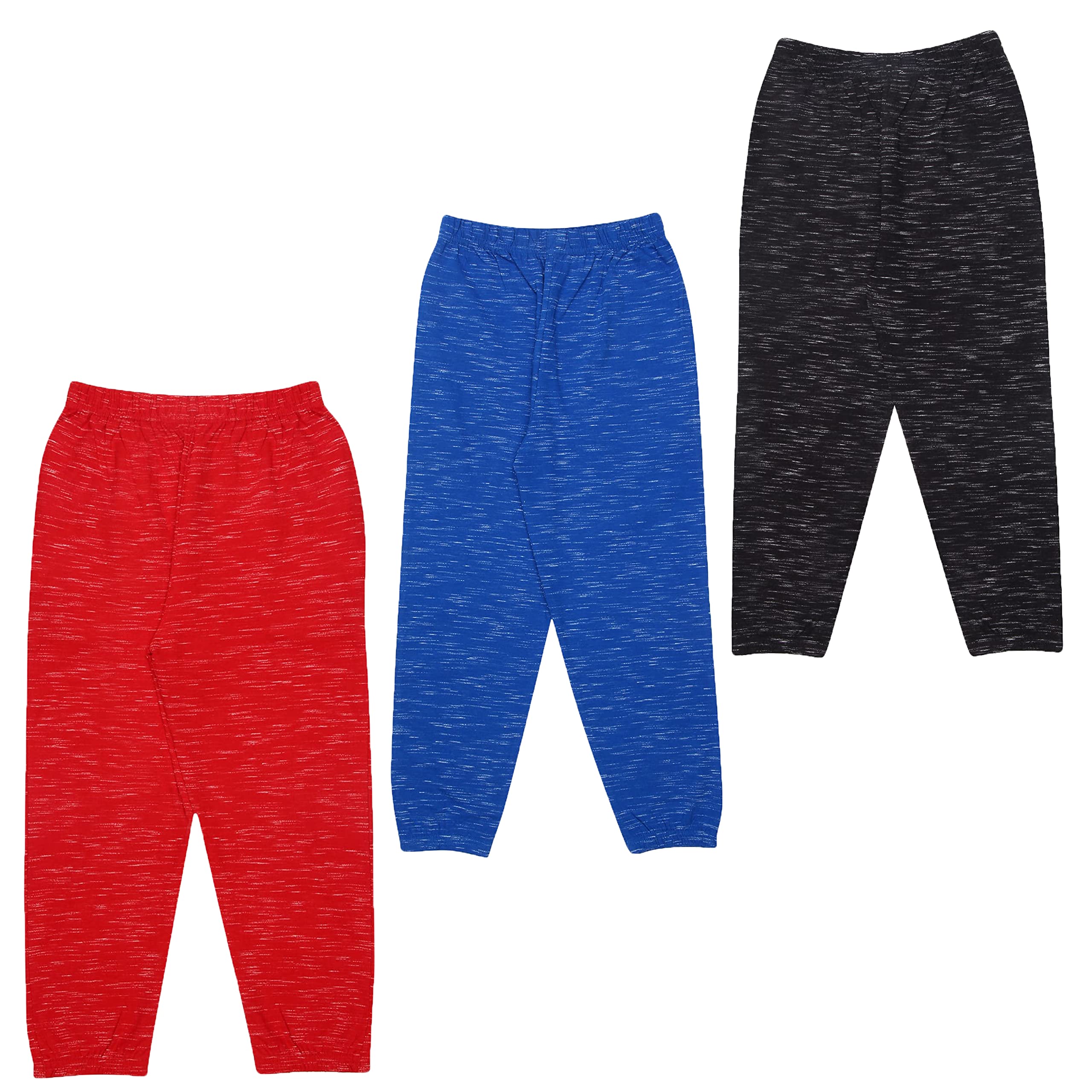 Cotton Track Pant for Boys and Girls Multicolor (Pack of 3)