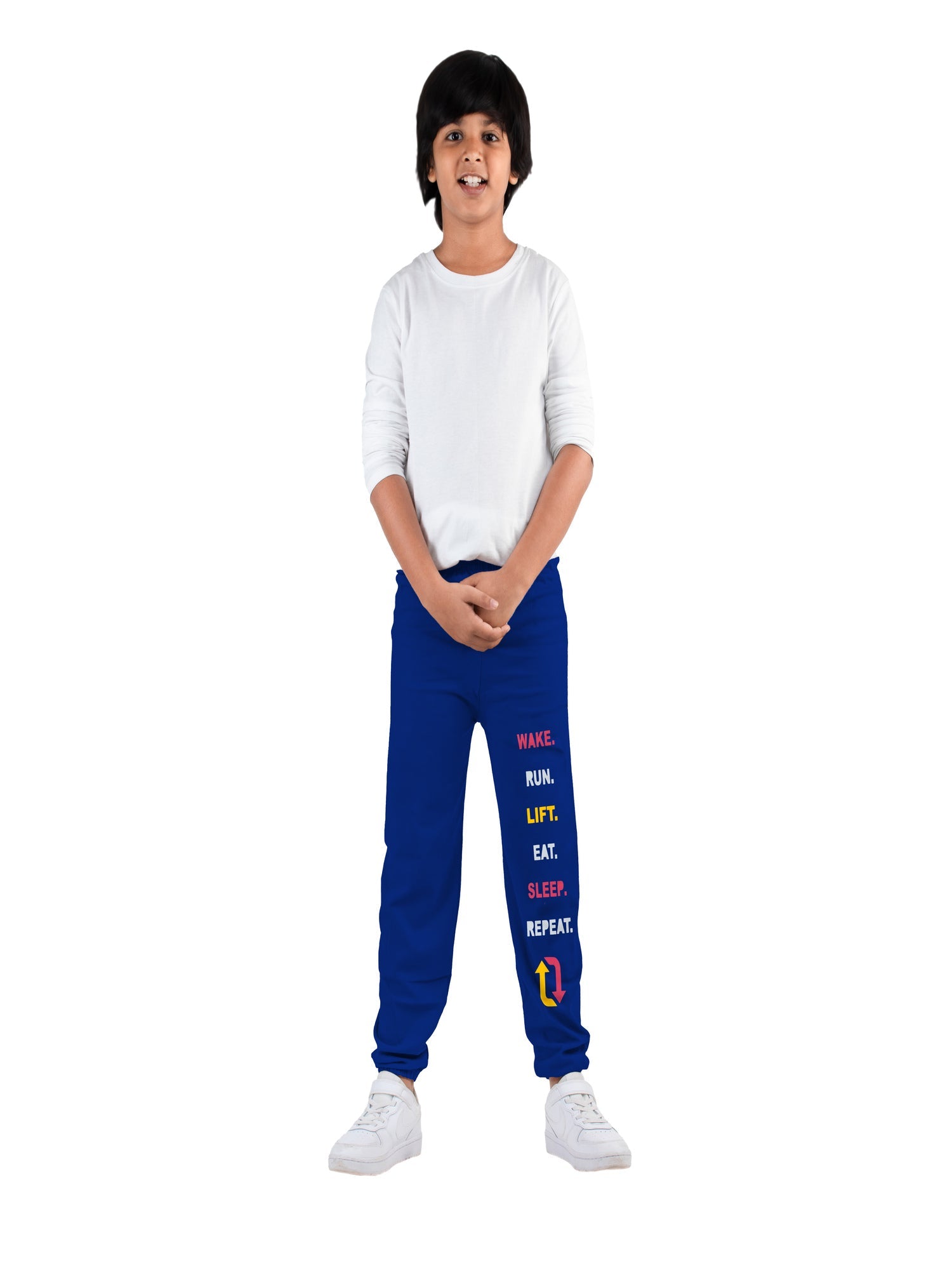 Track Pants for Boys Printed Multicolor (Pack of 5)