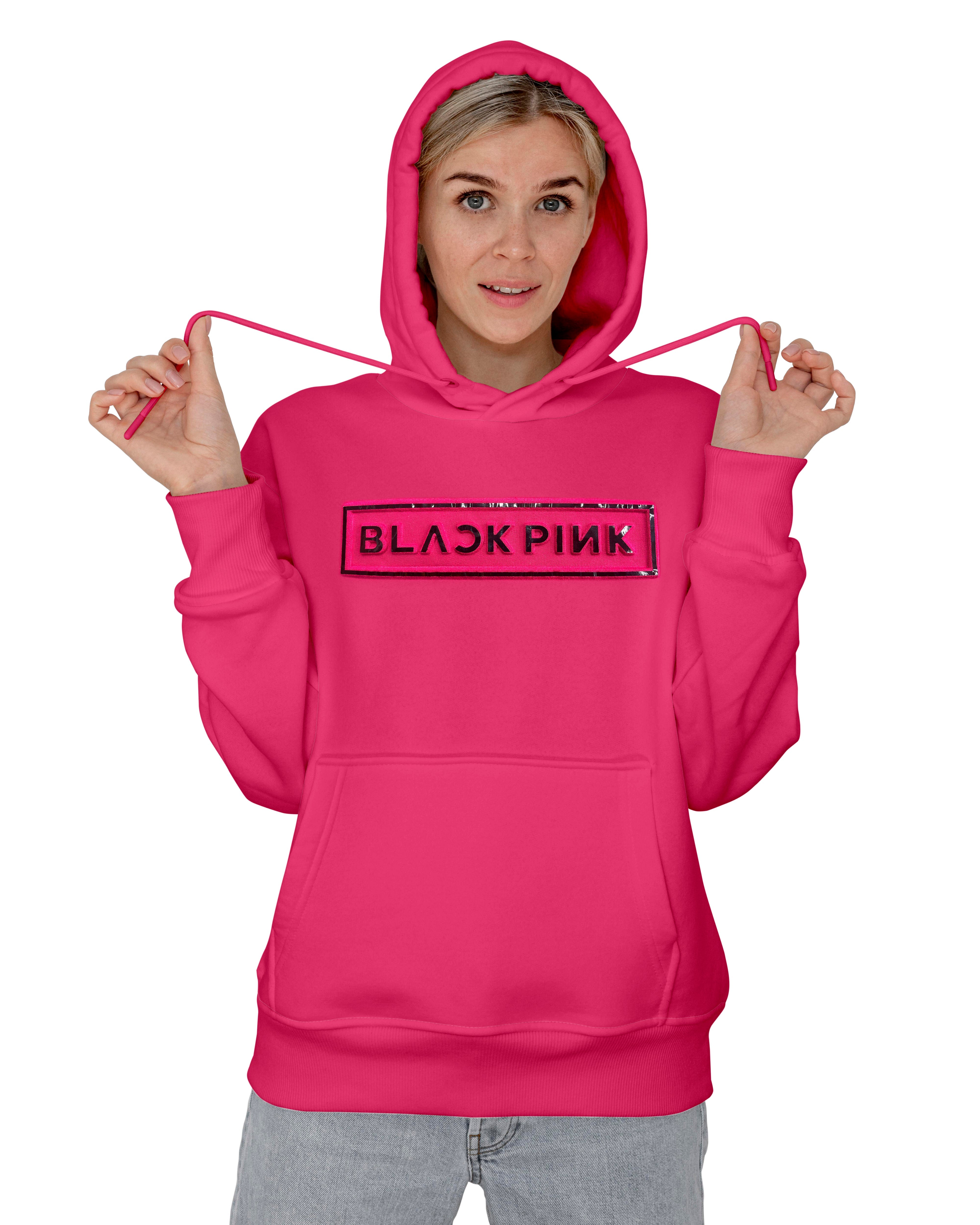 Womens Cotton Hoodies - Pink