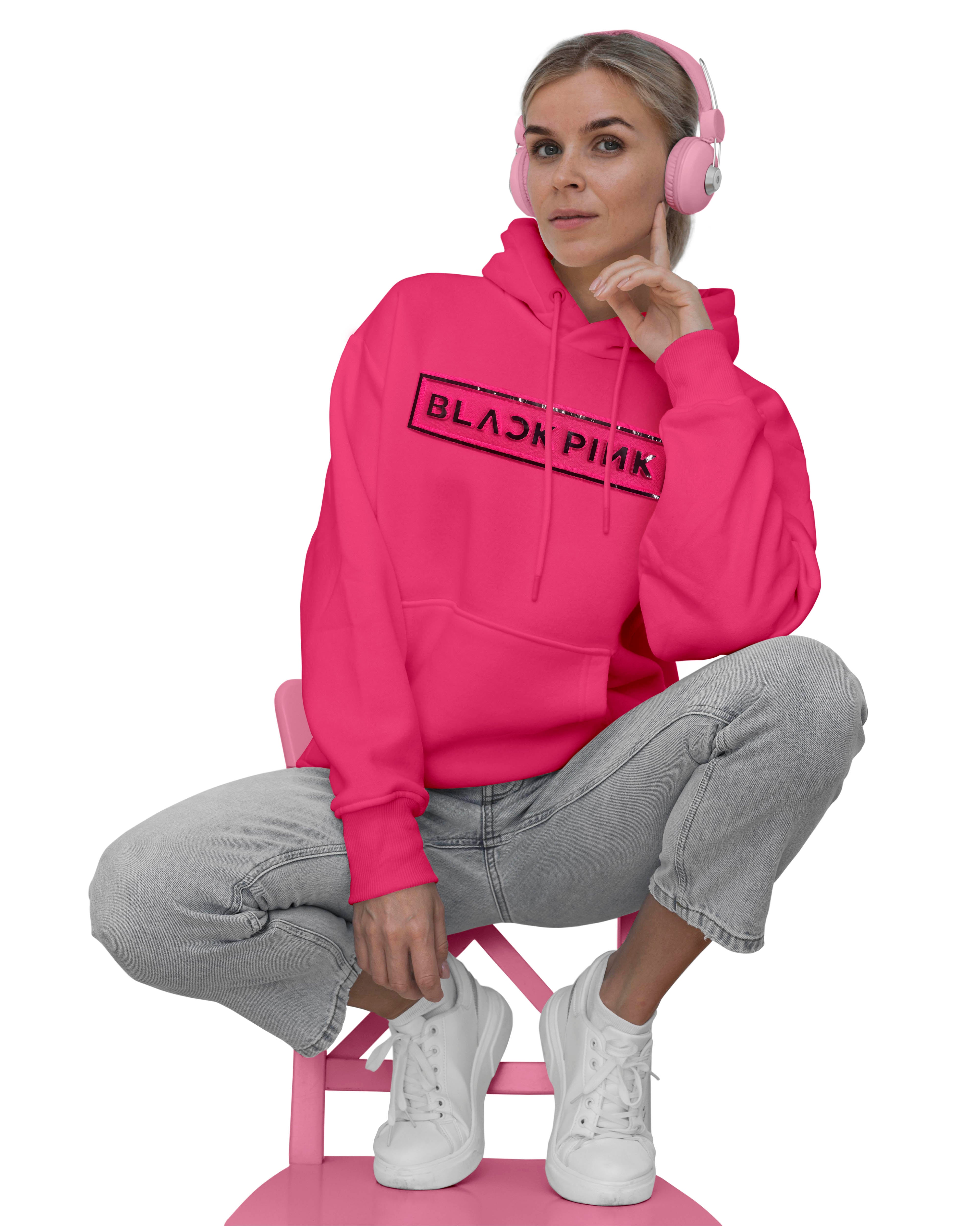 Womens Cotton Hoodies - Pink