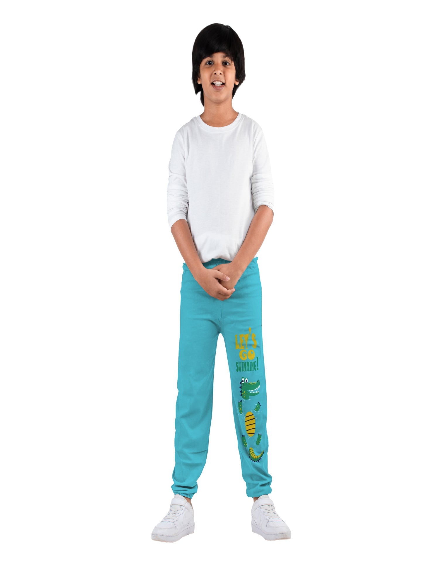 Boys Cotton Track Pants Multicolor (Pack of 5)