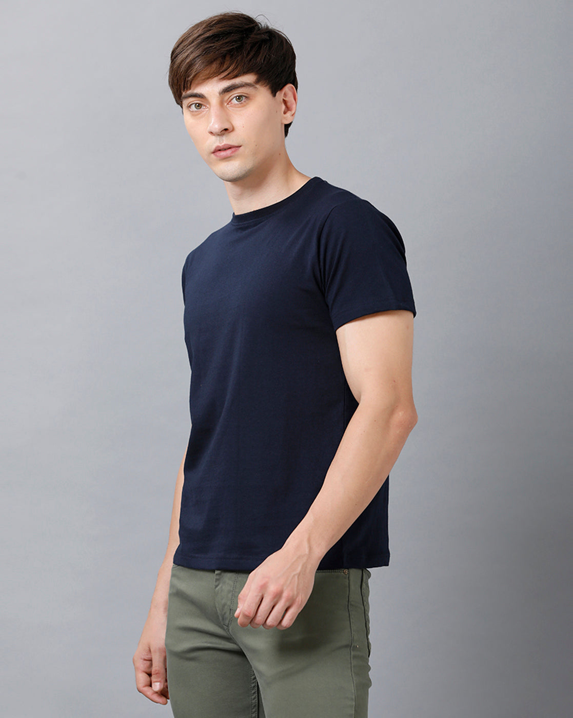 Mens Printed Multicolor Navy1 T-Shirt