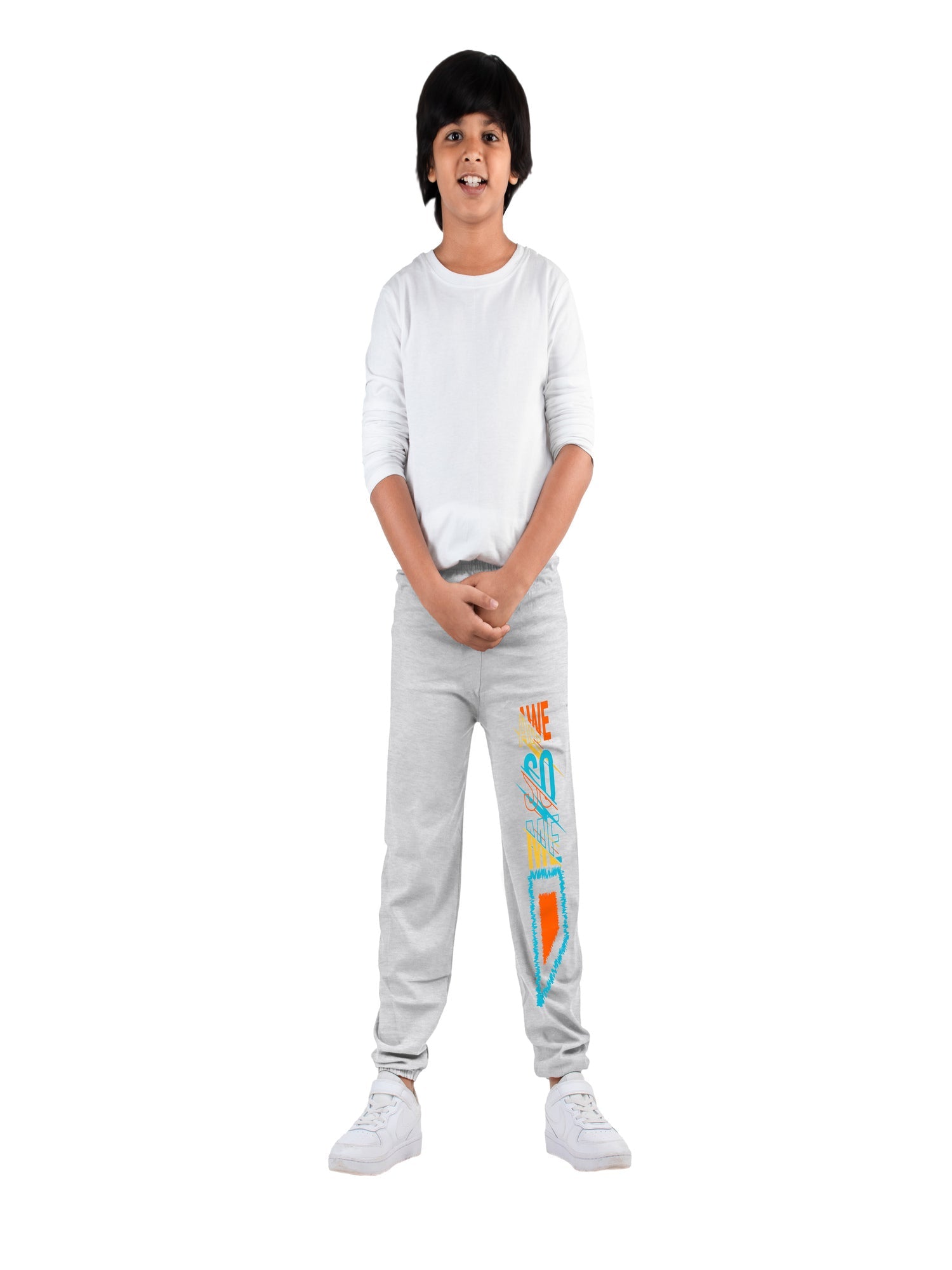 Track Pants for Boys Printed Multicolor (Pack of 5)