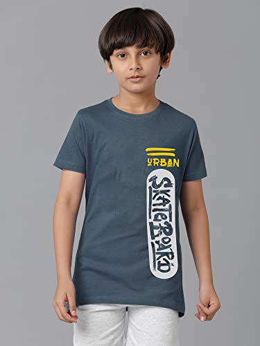 Boys Cotton Printed Half Sleeve T-Shirts Regular Fit (Pack of 5)