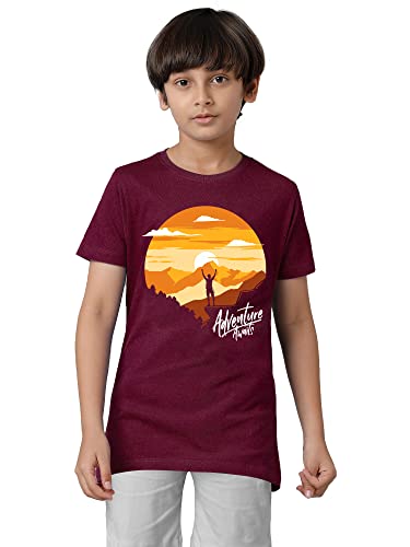 Boys Cotton Printed Half Sleeve T-Shirts Regular Fit (Pack of 5)